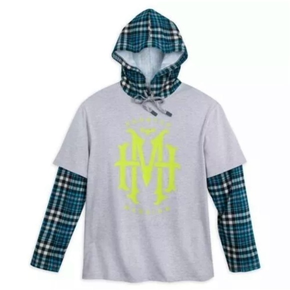 Disney Other - The Haunted Mansion Layered Look Pullover Hoodie for Adults New